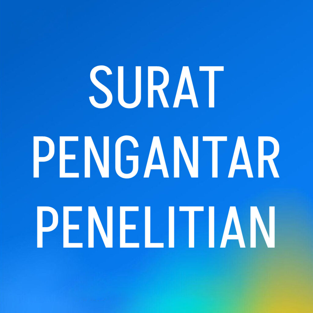 Surat Pengantar Penelitian